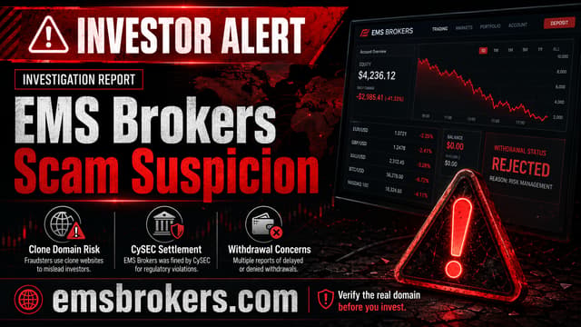 EMS Broker’s parent company was fined by CySEC