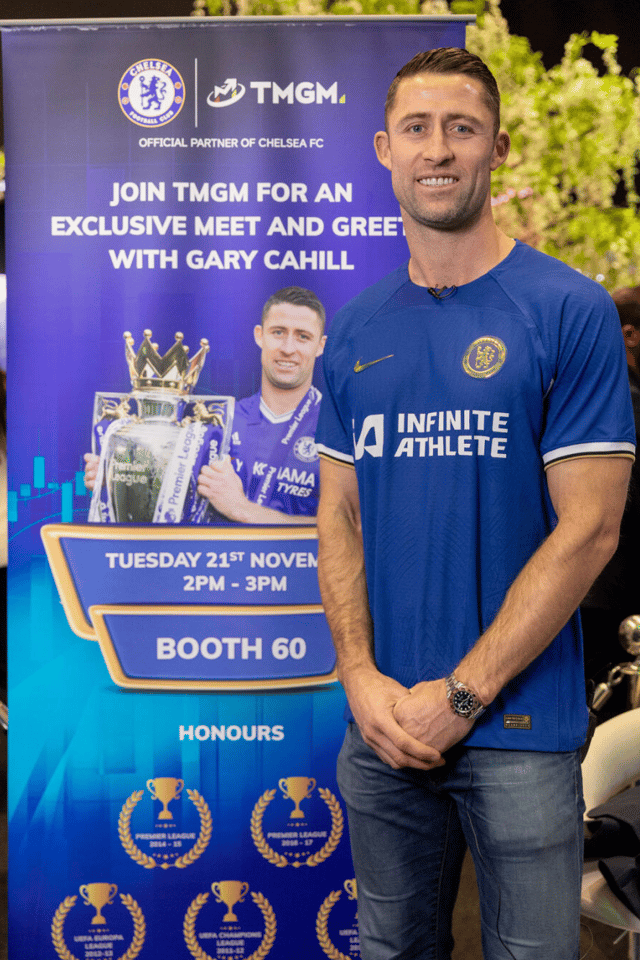 引领金融业创新风潮，TMGM集团在FMLS:23峰会风光无限！切尔西传奇球星Gary Cahill亲临助阵，蓝色风暴席卷伦敦！