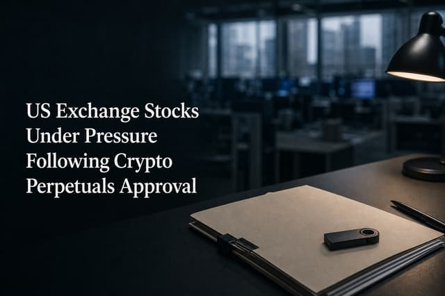 US Exchange Stocks Under Pressure Following Crypto Perpetuals Approval