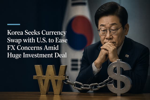 South Korea Proposes Currency Swap with US Amid $20B Investment Exchange Rate Concerns