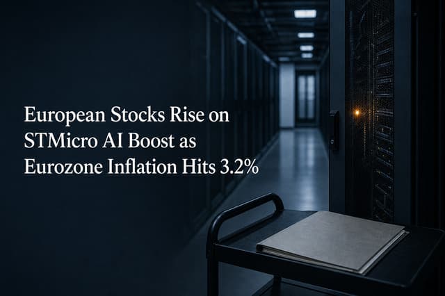 European Stocks Rise on STMicro AI Boost as Eurozone Inflation Hits 3.2%