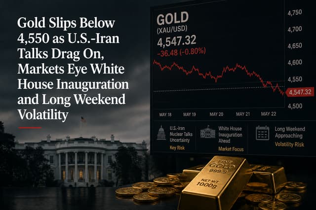 Gold Faces Wild Swings Under 4550 as Warsh Swearing-In and Holiday Thin Liquidity Loom