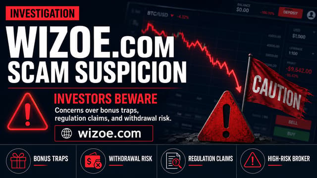 WIZOE.com은 안전한가요? WIZOE의 출금 함정에 대해 자세히 알아보기