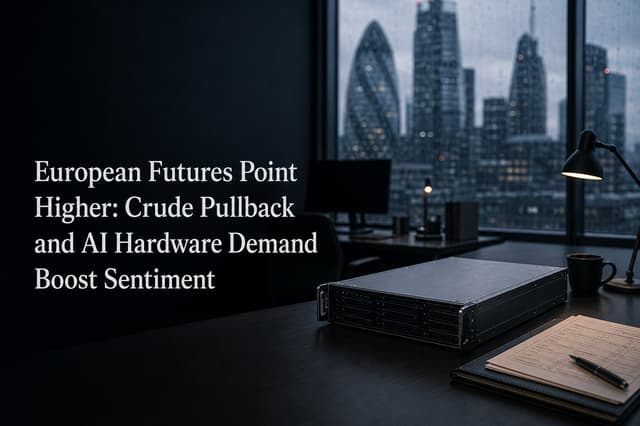 European Futures Point Higher: Crude Pullback and AI Hardware Demand Boost Sentiment