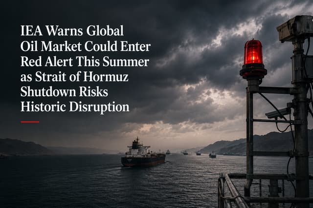 IEA Warns Global Oil Market May Enter Red Alarm Zone in Summer Due to Historic Supply Disruptions
