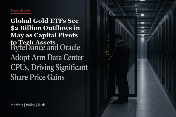 Global Gold ETFs See $2 Billion Outflows in May as Capital Pivots to Tech Assets