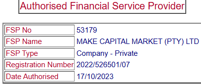 Company Entity Registration Information